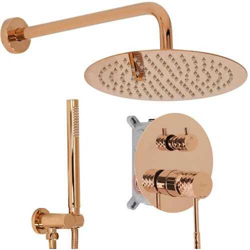 REA Bath Podžbukni tuš set Rea Lungo Diamond Copper + BOX Cene