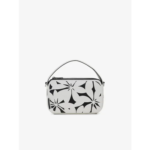 Desigual Black and white women's floral handbag Onyx Narbonne Mini - Women