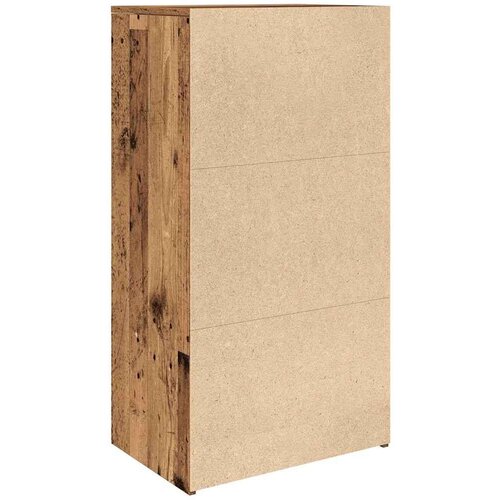 VidaXL Komoda s 6 predali starinski les 50x34x96 cm iverna plo&amp;scaron;ča Slike