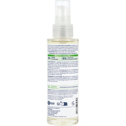 Natessance Masažno olje z arniko in hudičevim krempljem - 100 ml Slike
