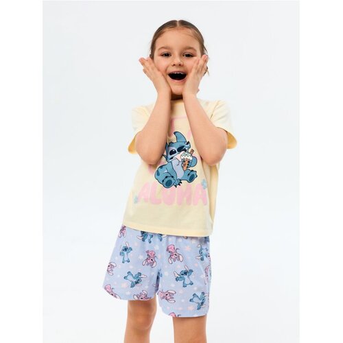 Sinsay Pamučna dvodijelna Stitch pidžama Cene
