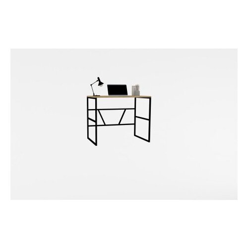 Hanah home Radni sto 90x60​​x74cm Hrast Slike