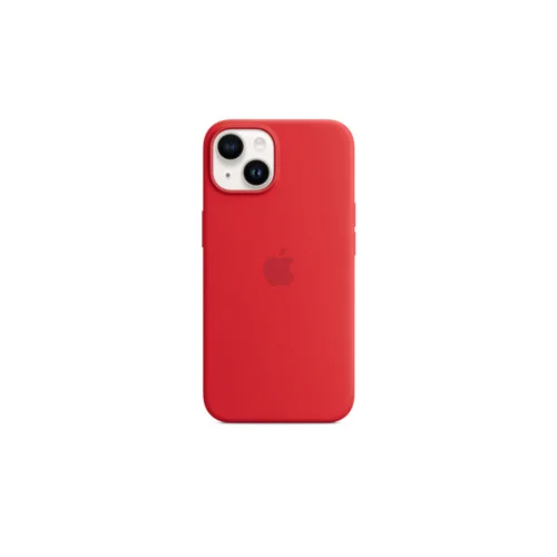 Apple 14 Silicone Case with MagSafe – (PRODUCT)RED