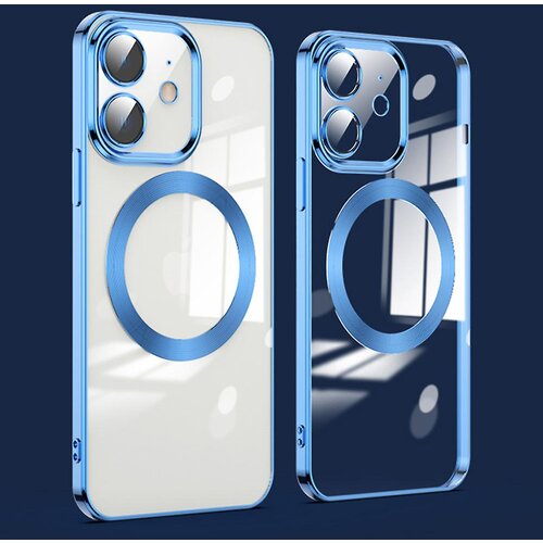 INORCO Za iPhone 11 Funda magnetica para tel&amp;eacute;fono Protector de lente de vidrio Acr&amp;iacute;lico + TPU Galvanoplastia transparente Cubierta de tel&amp;eacute;fono transparente, (22036798) Slike