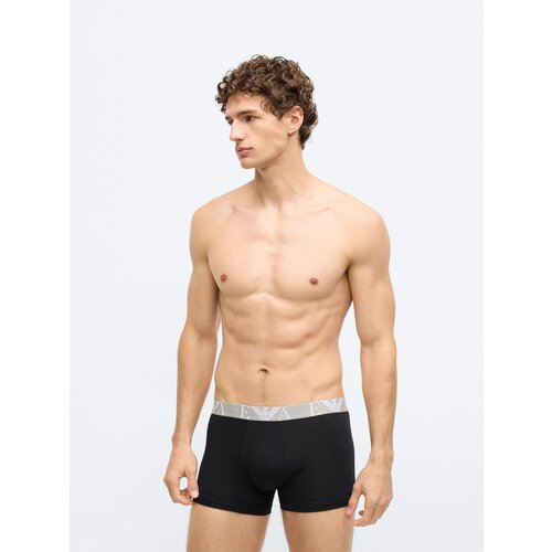 Emporio Armani Bokserice bež melange / crna / bijela Slike