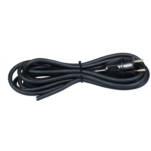 Commel priključni kabel H05VV-F 2&amp;times;1 (crne boje, 3,5 m) Slike