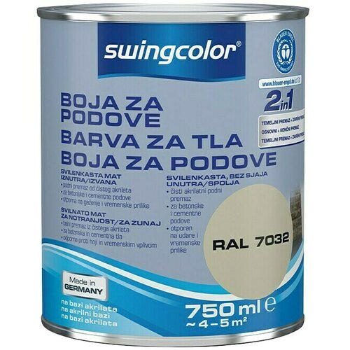 SWINGCOLOR Talna barva 2 v 1 (barva: prodnato siva; 750 ml) Slike