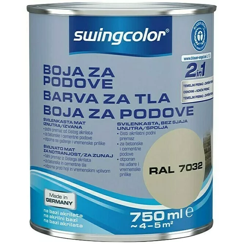 SWINGCOLOR Talna barva 2 v 1 (barva: prodnato siva; 750 ml)