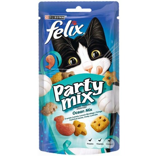 Felix poslastica za mačke party mix ocean 60g Slike