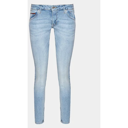 Tommy Jeans Jeans hlače Scarlett DW0DW15782 Modra Skinny Fit