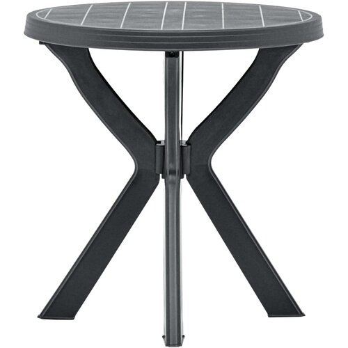 Bistro stol antracit &Oslash; 70 cm plastični Cijene