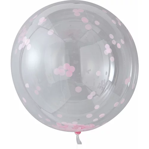 Ginger Ray® veliki baloni s konfetima pink