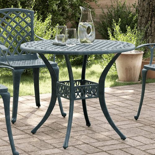 vidaXL Vrtni stol zeleni &Oslash;90x75 cm od lijevanog aluminija Cijene