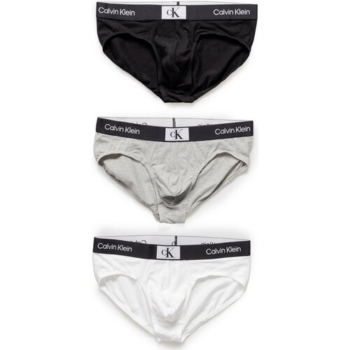 Calvin Klein Jeans Spodnje hlače HIP BRIEF 3PK 000NB3527A Bela Cene