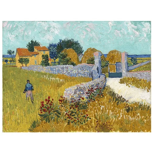 Fedkolor reprodukcija slike Vincenta Van Gogha -Farmhouse in Provence, 40 x 30 cm