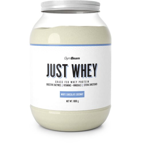 GymBeam just whey 1000  g bela čokolada  -  kokos Cene