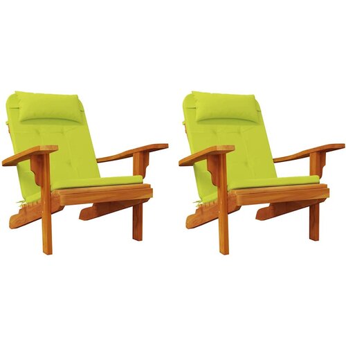vidaXL Blazina za stol z blazino 2 pcs Svetlo zelena 58 x 77 x 4.5 cm, (5000043746) Cene