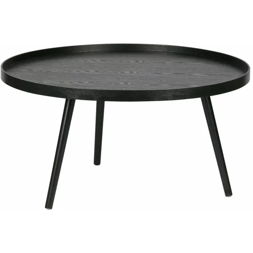 WOOOD crni stolić Mesa, Ø 78 cm