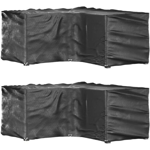  Navlake za kutnu vrtnu garnituru 2 kom s 16 u&amp;scaron;ica 215x215x90 cm Slike