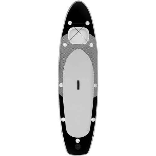 VidaXL Napihljiva SUP deska črne barve 360x81x10 cm Slike