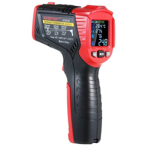 HABOTEST Digitalni laserski pirometer HT651D, merilnik vlage, (20628419) Cene