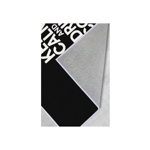 Conceptum Hypnose Tepih Wookece173, 50x80 cm, Crno-bijeli Slike