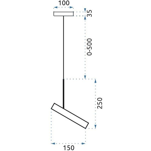 Toolight viseća stropna svjetiljka crna APP609-1C Slike
