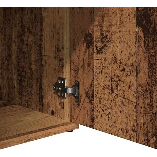 VidaXL Komoda boja staro drvo 91 x 29,5 x 75 cm od konstruiranog drva Slike