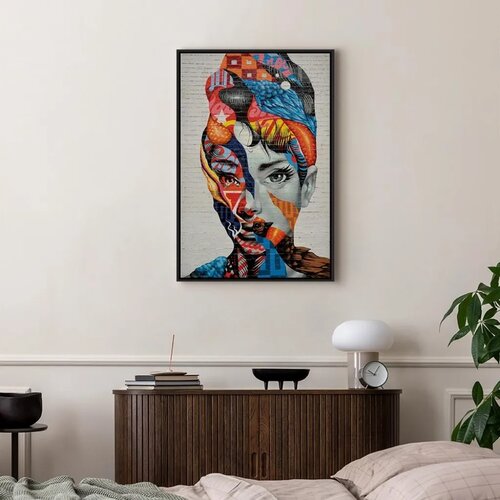  Slika - Liberated Woman 60x90 U crnom drvenom okviru Slike