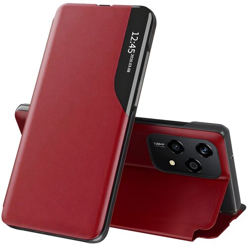 Techsuit Elegantna knjižna futrola View Case za Honor 200 Lite - Crvena Cijene
