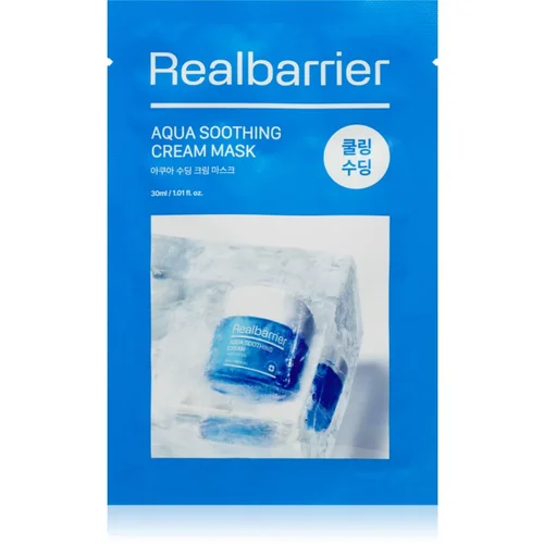 Real Barrier Aqua Soothing Cream Mask vlažilna tekstilna maska 30 ml