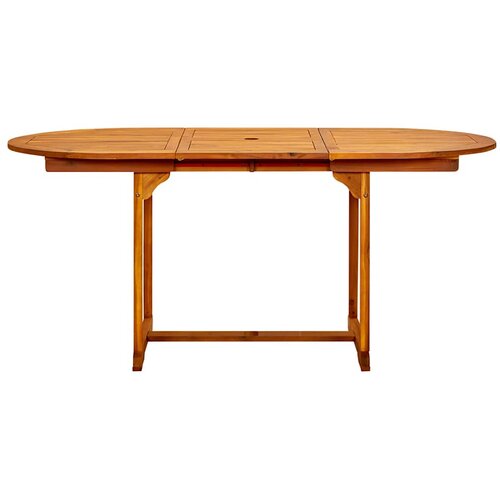  Vrtni blagovaonski stol (120-170) x 80 x 75 cm od drva bagrema Slike