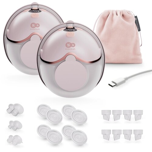 Kinderkraft ELEKTRIČNA PUMPICA ZA GRUDI MAMAFLOW PINK DOUBLE Slike