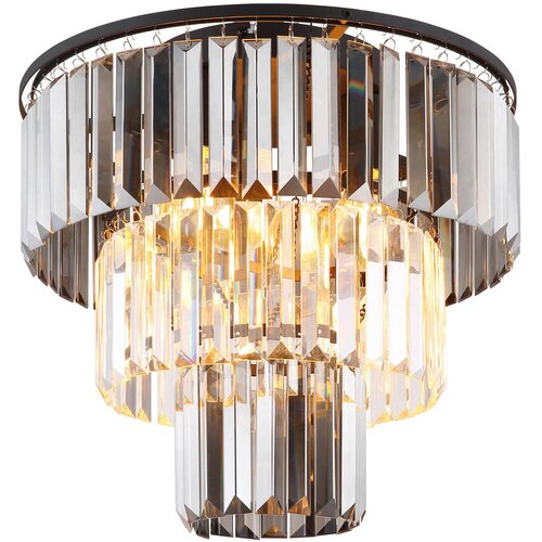 Lesnina XXXL Globo 15695D - plafonski luster NAXIS 3xE27/40W/230V, prečnik 40 cm, crna Cene