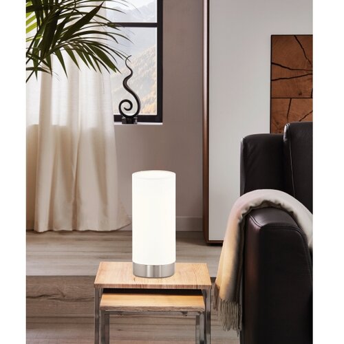 Eglo Damasco 1 stona lampa/1, e27, 60w, v215, nikl-mat/bela Slike
