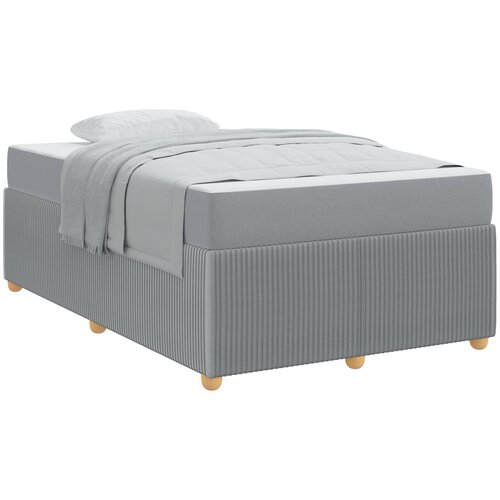 vidaXL Konstrukcija postelje Svetlo siva 120 x 190 cm blago, (5000128253) Cene