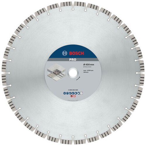 Bosch Dijamantska rezna ploča PRO Concrete za stone i benzinske testere, otvor 25,4mm 2608602660 Cene