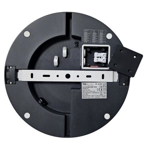  LED kupatilsko stropno svetlo sa senzorom ELL&amp;Eacute;, LED/24W/230V, prečnik 26 cm, IP54, antracit Slike