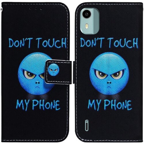INORCO Za Nokia C12 4G/C12 Pro/C12 Plus PU usnjena torbica za denarnico, stojalo za tiskanje vzorcev, ovitek za telefon s trakom, (22034008) Cene