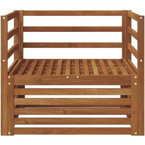  2 Komad Sofa s naslonima Prirodna - Prirodna vodoravne letvice Slike