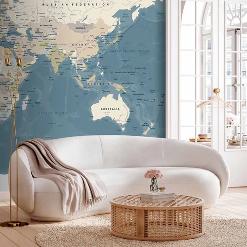  Foto tapeta - Vintage World Map 343x256 Samoljepljiva Cene