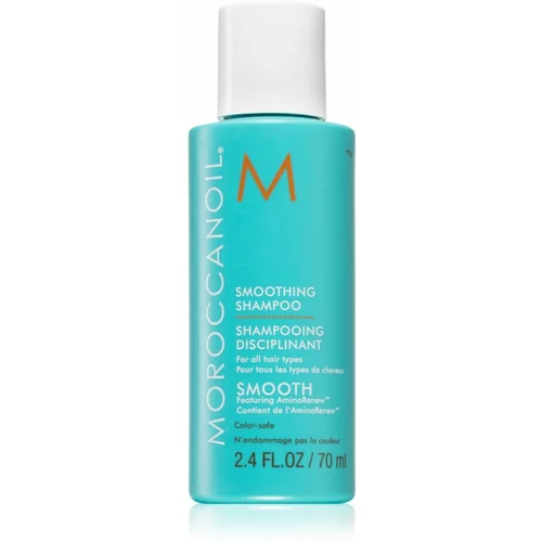 Moroccanoil Smooth obnavljajući šampon za zaglađivanje i ishranu suhe i neposlušne kose 70 ml