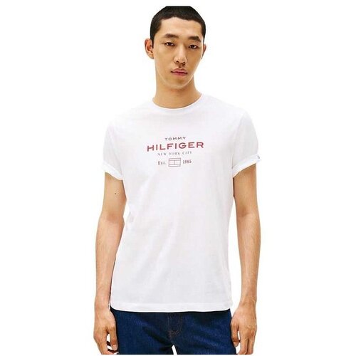 Tommy Hilfiger bela mu&amp;scaron;ka majica Slike