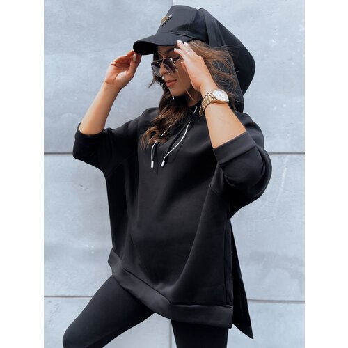 DStreet Women&amp;#039;s set of leggings and sweatshirts LUNAR LUXE black Slike