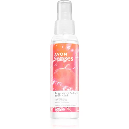 Avon Senses Raspberry Delight osvježavajući sprej za tijelo 100 ml