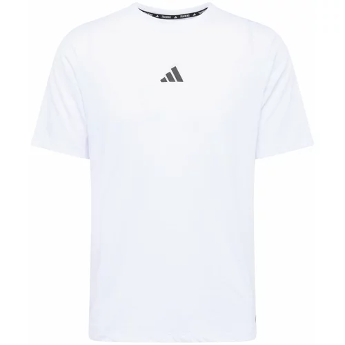 Adidas Tehnička sportska majica kaki / crna / bijela