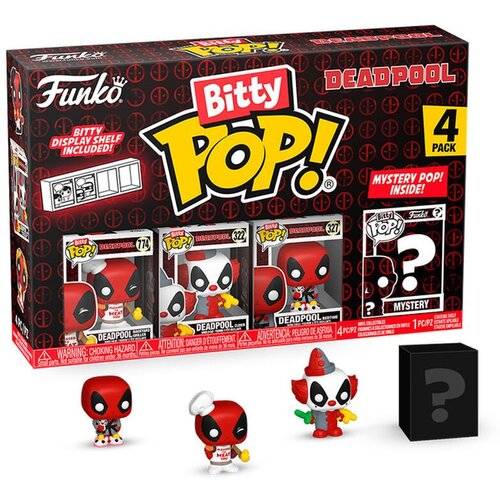 Funko Blister 4 figures Bitty POP Marvel Deadpool Master Cene
