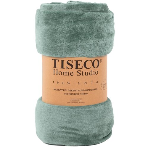 Tiseco Home Studio zelena mikro pli&amp;scaron;ana deka, 130 x 160 cm Slike