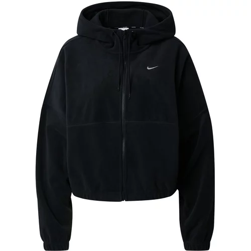 Nike Tehnička flis jakna 'ONE' crna / bijela