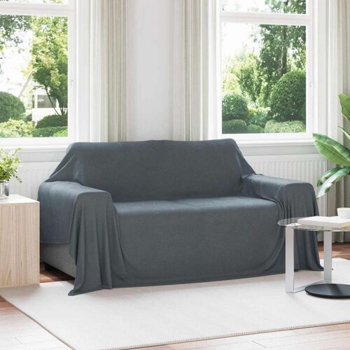  Odeja Temno siva 280 x 210 cm Flis, (5000288206) Cene